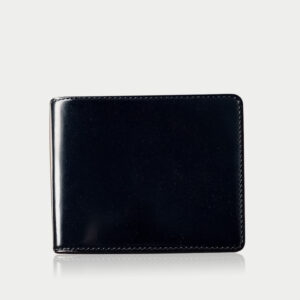 Personalised wallet for men handmade with Shell Cordovan leather