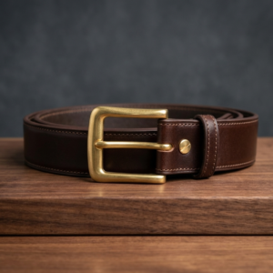 Custom-Made Leather Belt Design